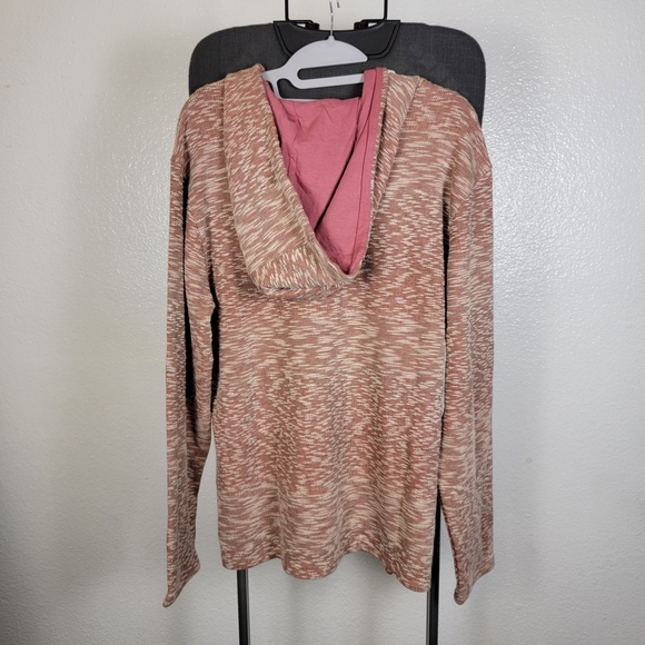 Hang Ten hoodie men knit v neck pullover classic pockets Relax Fit Size XL - Picture 2 of 8